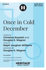 Once in Cold December SATB choral sheet music cover